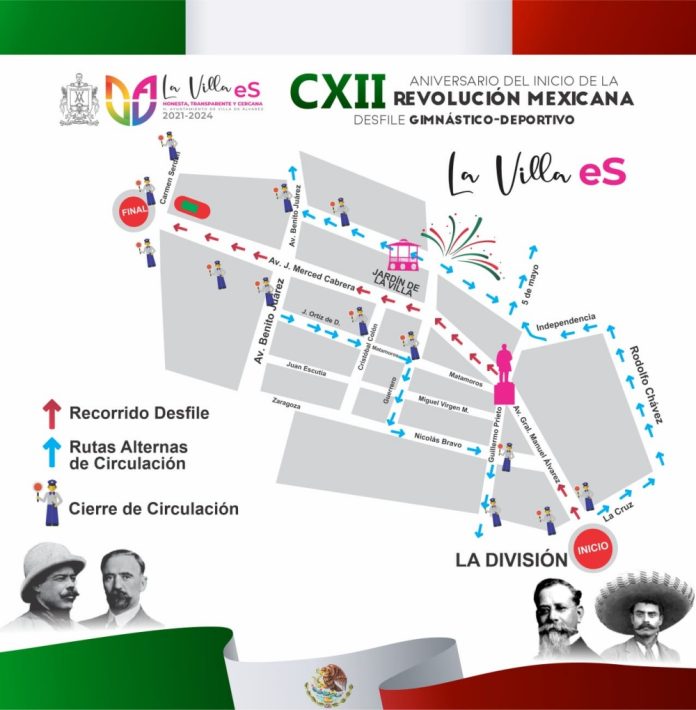 Habrá Desfile del 20 de noviembre en la Villa