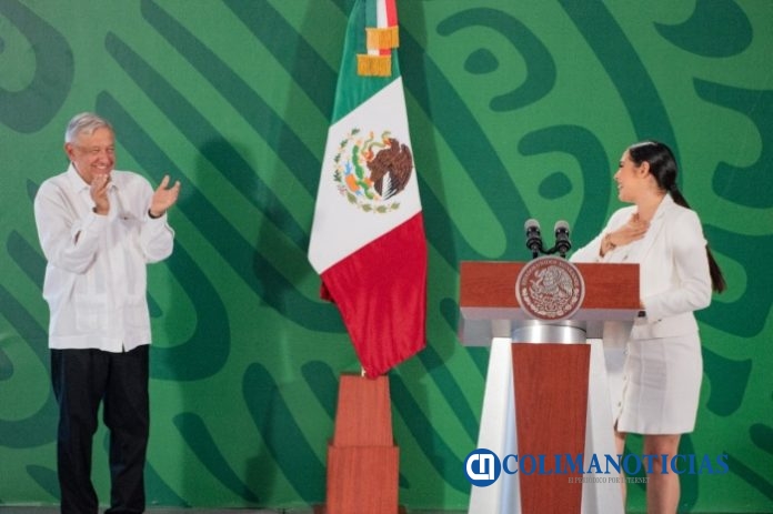 Indira agradece apoyo y atención del Presidente a las necesidades de Colima y le manifiesta total respaldo a su reforma electoral