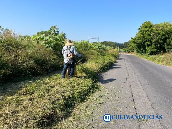 Seidum limpia avenida Ignacio Sandoval, rumbo al Tercer Anillo Periférico