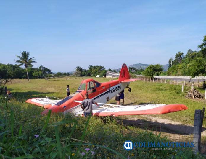 avioneta cae en Manzanillo