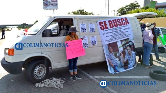 bloqueo en libramiento por desaparecido