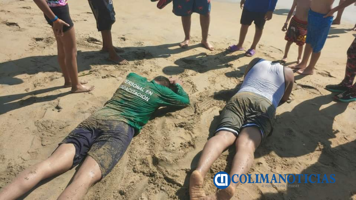rescate en playa