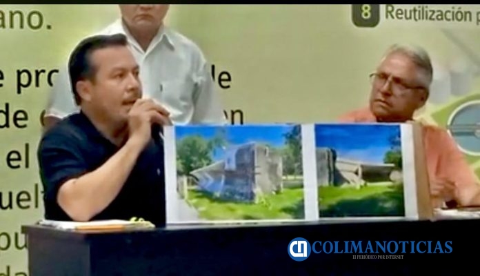 sergio anguiano y campo deportivo dañado