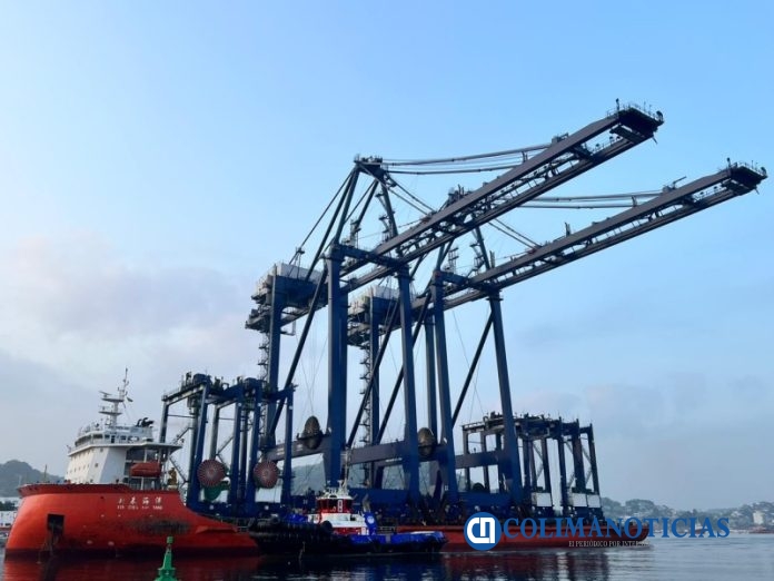 terminal TEC de Manzanillo con dos nuevas grúas Súper Post-Panamax