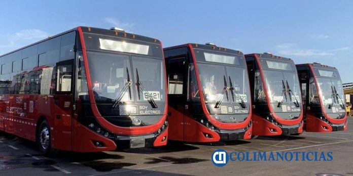Arriban a Manzanillo Autobuses Eléctricos para la Ciudad de México