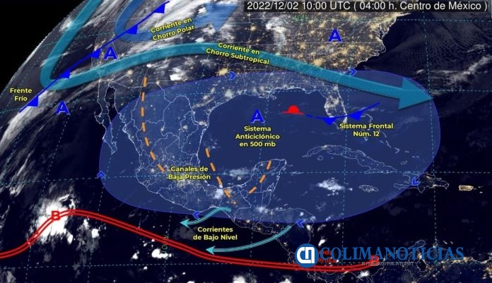 En Colima seguirá temperatura elevada y probables intervalos de chubascos