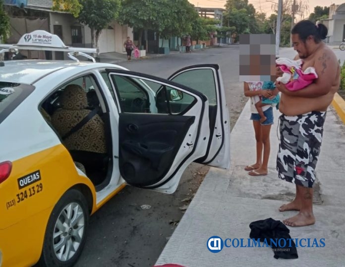 En Tecomán, nace una bebé a bordo de un taxi