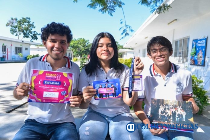 Ganadores del concurso nacional Banxico_José Rafael, Ilhuitl Arely y Karol Josafat