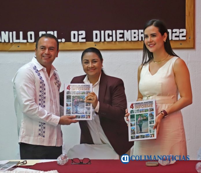 Griselda Martínez entrega su informe de Gobierno a los tres Poderes del Estado