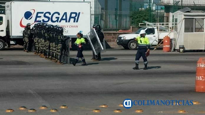 Presencia de fuerzas federales causan alarma en el recinto portuario de Manzanillo