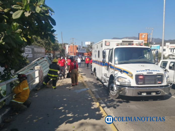 accidente en puente de Mzllo