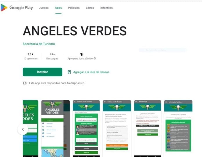 app angeles verdes