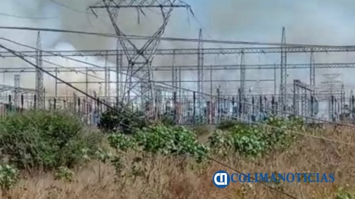 incendio en subestación cfe