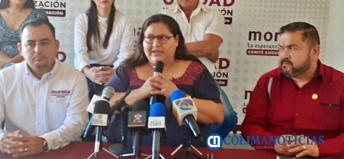 Citlalli Hernández rueda de prensa morena