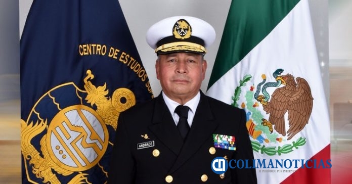 El Almirante Vicente Andrade Morales, nuevo Comandante de la X Región Naval de Manzanillo