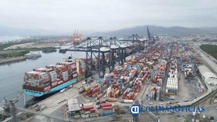 El puerto de Manzanillo cerró 2022 con 3 millones 473 mil 852 TEU’s movilizados