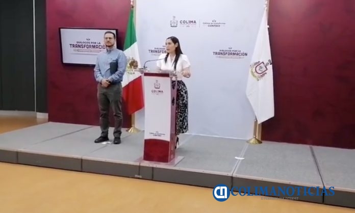 Indira Vizcaíno Silva rueda de prensa