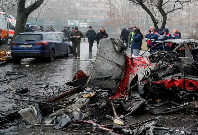 Muere el ministro ucraniano del Interior tras estrellarse helicóptero en Kiev