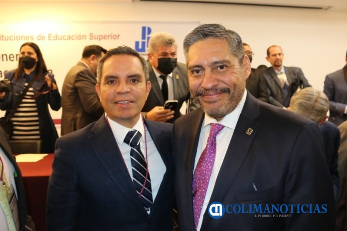 Rector con nuevo srio gral ejecutivo de la ANUIES, Luis Armando González
