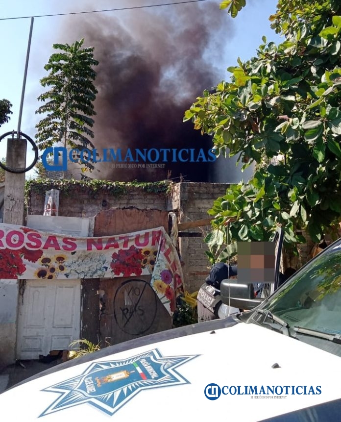 Reportan incendio en colonia El Valle