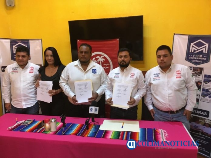 Sal Real Colima y Universidad FOEM, firman convenio para profesionalizar a trabajadores
