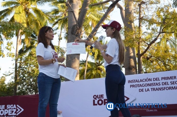 Toma protesta Claudia Yañez como coordinadora del Comité Protagonistas del Seguimiento de la Transformación