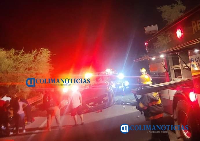 Un muerto y 4 lesionados en accidente vial por el libramiento El Naranjo