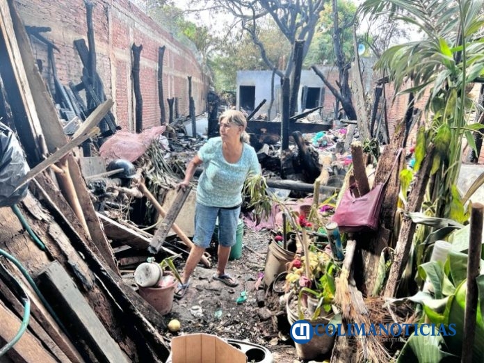 casa incendiada de doña rosa tecoman