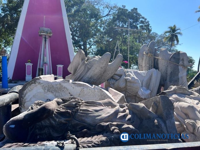 daños causados a la imagen de la ermita de la Virgen