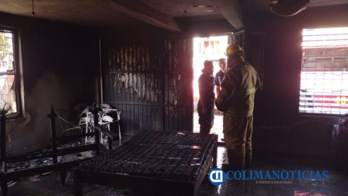 incendio en casa en colima