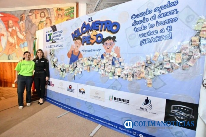 Ayuntamiento de Colima participa en el ‘Kilómetro del Peso’ del Instituto Down