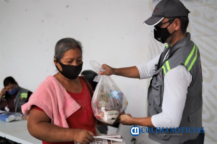Entregará 2 mil 250 despensas el Ayuntamiento de Manzanillo a familias como apoyo alimentario