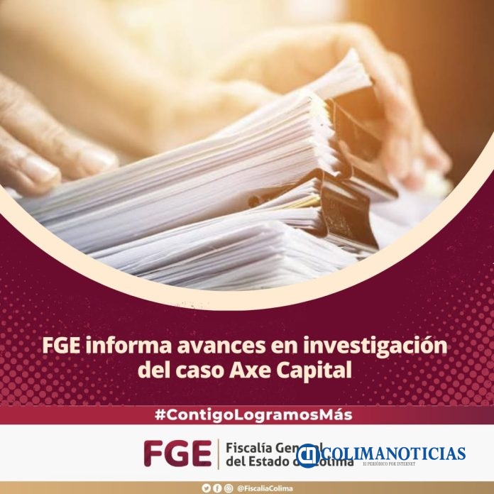 FGE informa avances en investigación del caso Axe Capital