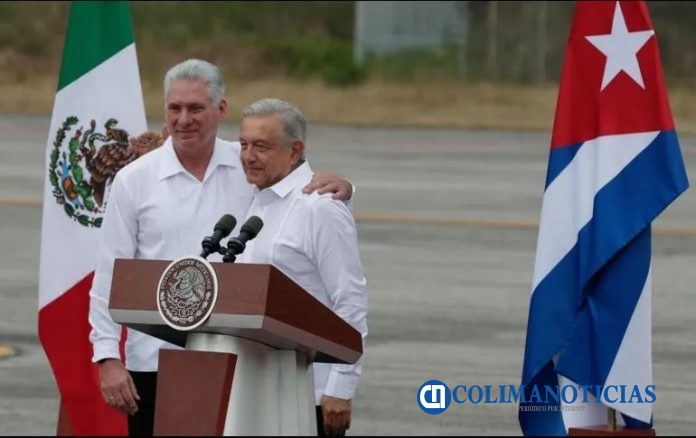 Miguel Díaz-Canel y amlo