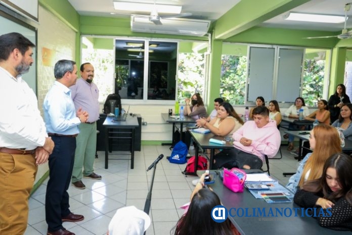 Recorrido del rector por el campus central_a
