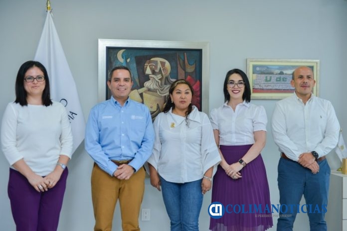 Visita al rector la diputada Evangelista Bustamante