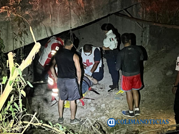 motociclista accidentada