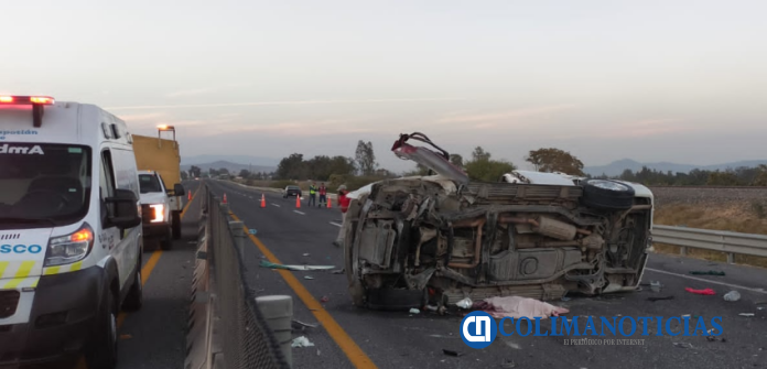 vuelca camioneta en cd guzman
