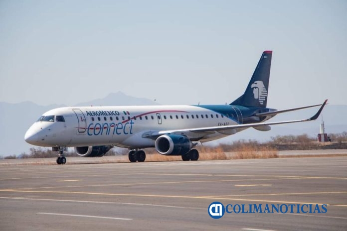 Aeroméxico abre vuelo Colima-CDMX