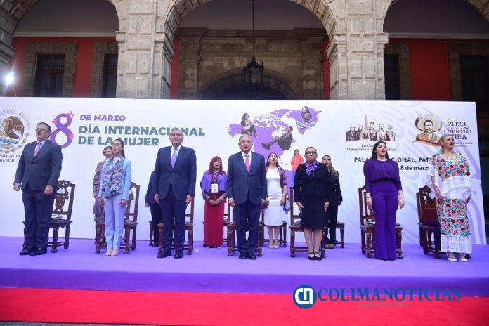 Asiste Indira Vizcaíno a Conmemoración del Día Internacional de la Mujer en la C. de México2