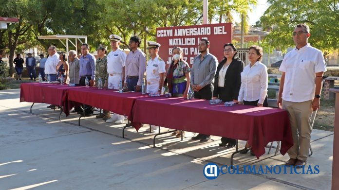 El Ayuntamiento de Manzanillo y Primarias Conmemoran el natalicio de Benito Juárez55
