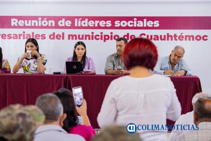 Gobernadora se reúne con líderes campesinos, sociales y empresariales de Cuauhtémoc