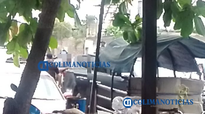 Impresionante movilización policiaca en Tecomán para detener gente armada