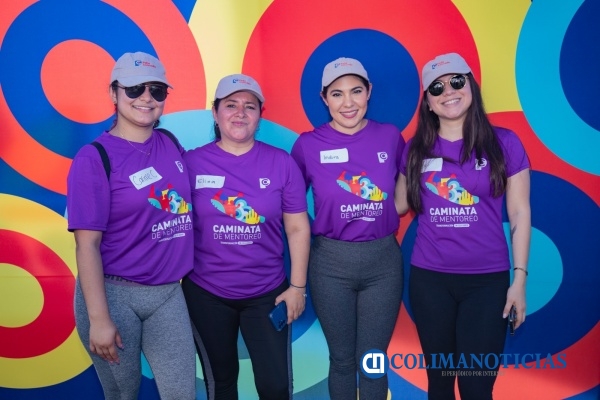 Indira Vizcaíno participó en la segunda edición de la Caminata de Mentoreo 3K