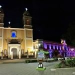 catedral y palacio de gobierno noche