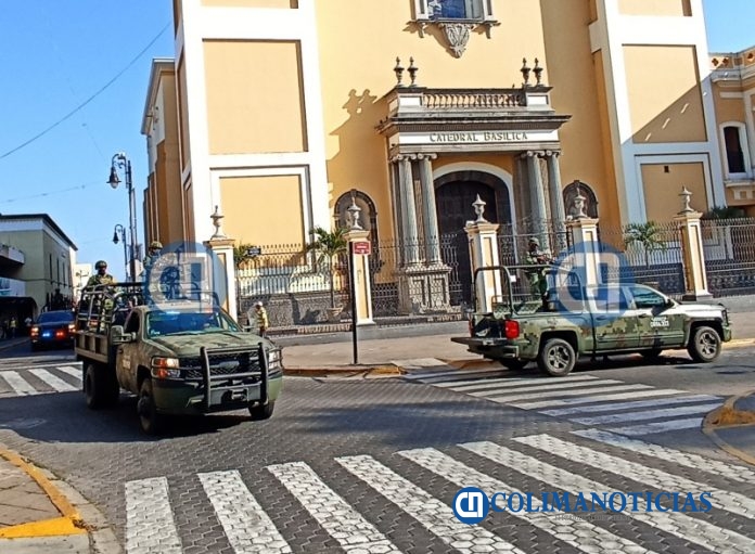 ejercito en centro de colima