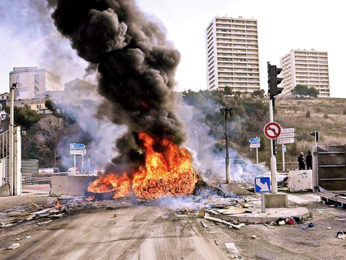 protestas en francia