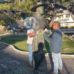 Ayuntamiento de Colima da mantenimiento a escultura El Tubero 2r
