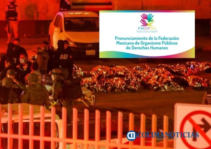 Demandan organismos de Derechos Humanos investigaciones transparentes para esclarecer la muerte de 39 migrantes en Ciudad Juárez