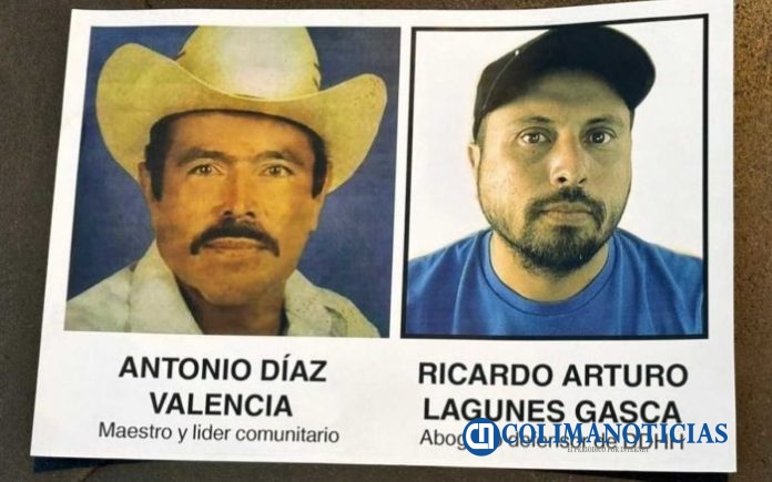 Dos detenidos por desaparición de defensores de derechos humanos